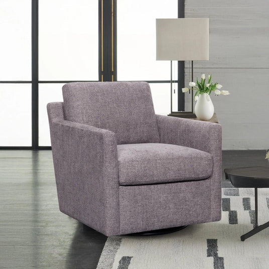 Harris Swivel Chair - Pewter - Buy Online in UAE