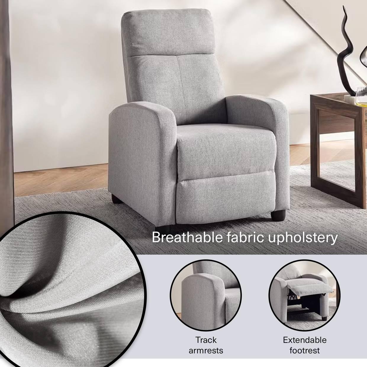 Buy Affordable Solvani Manual Recliner Chair in Dubai - UAE | Cheap Price Buy cheap and affordable sofas, chairs, lights, lamps, and home decor items online at factory wholesale prices in Dubai, Sharjah, Abu Dhabi, and across the UAE.