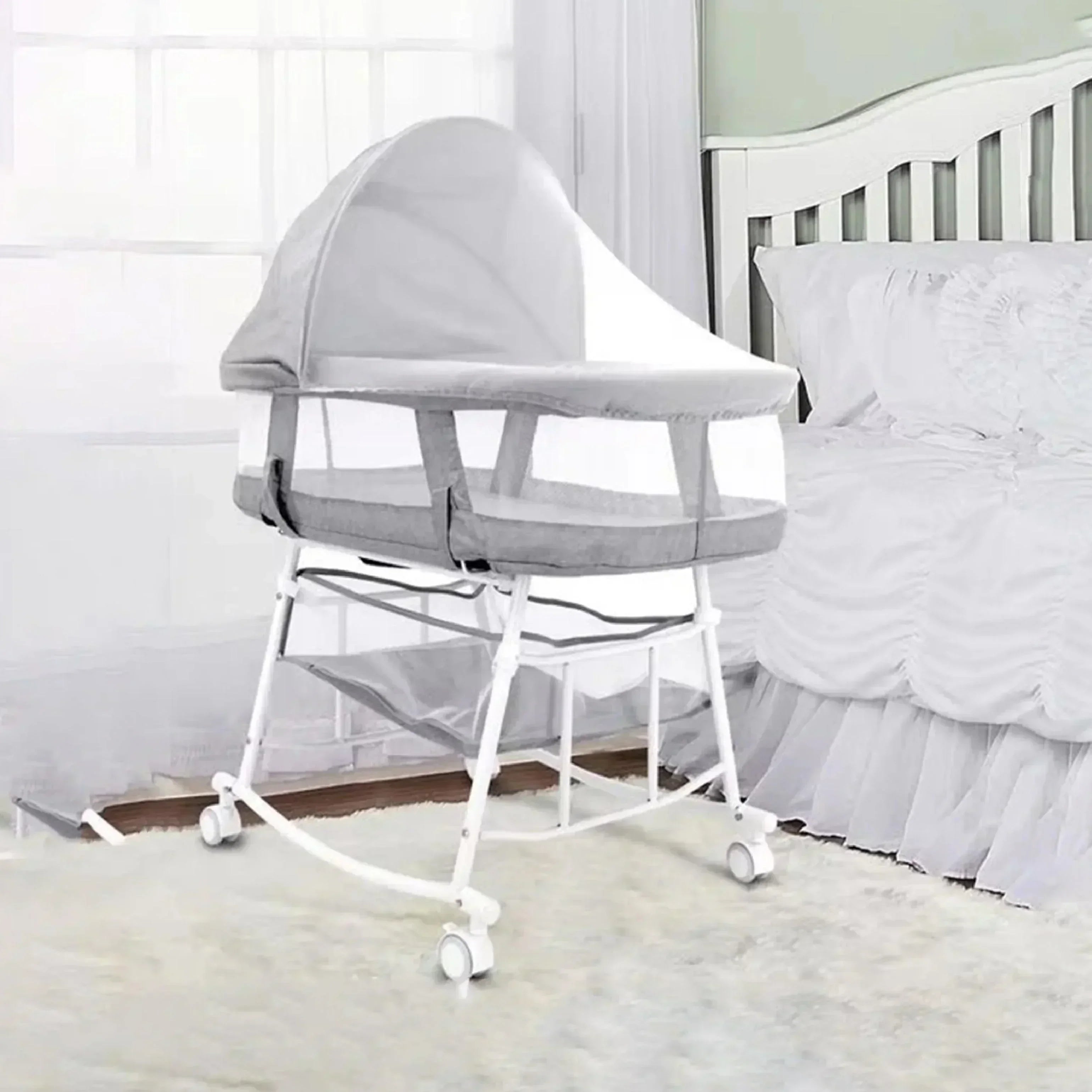 Buy Affordable 3 in 1 Portable Baby Sleeper Rocking Cradle Bed in Dubai - UAE | Cheap Price