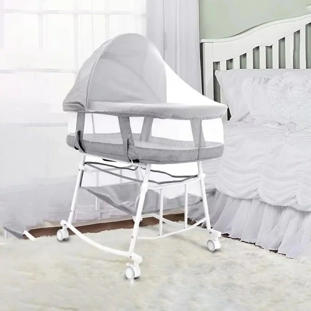 Buy Affordable 3 in 1 Portable Baby Sleeper Rocking Cradle Bed in Dubai - UAE | Cheap Price
