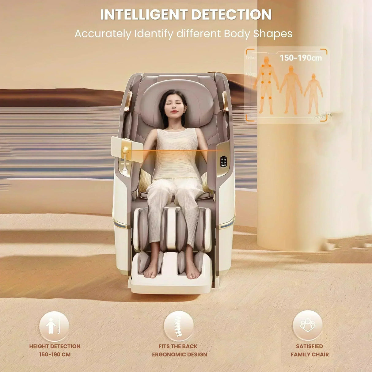 Buy Affordable Royal Magestic Pro Massage Chair Brown in Dubai - UAE | Cheap Price