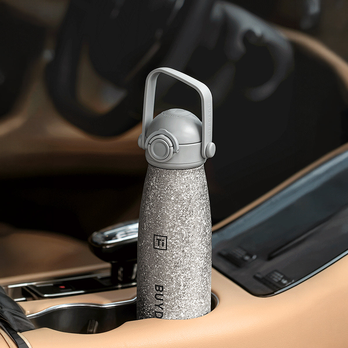 BUYDEEM Planet Pure Titanium Insulated Bottle