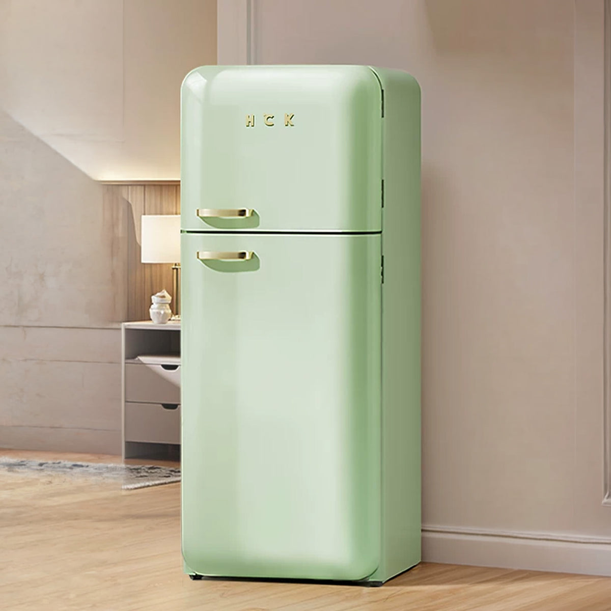 HCK Retro Two-Door Refrigerator BCD-253RS – 237L