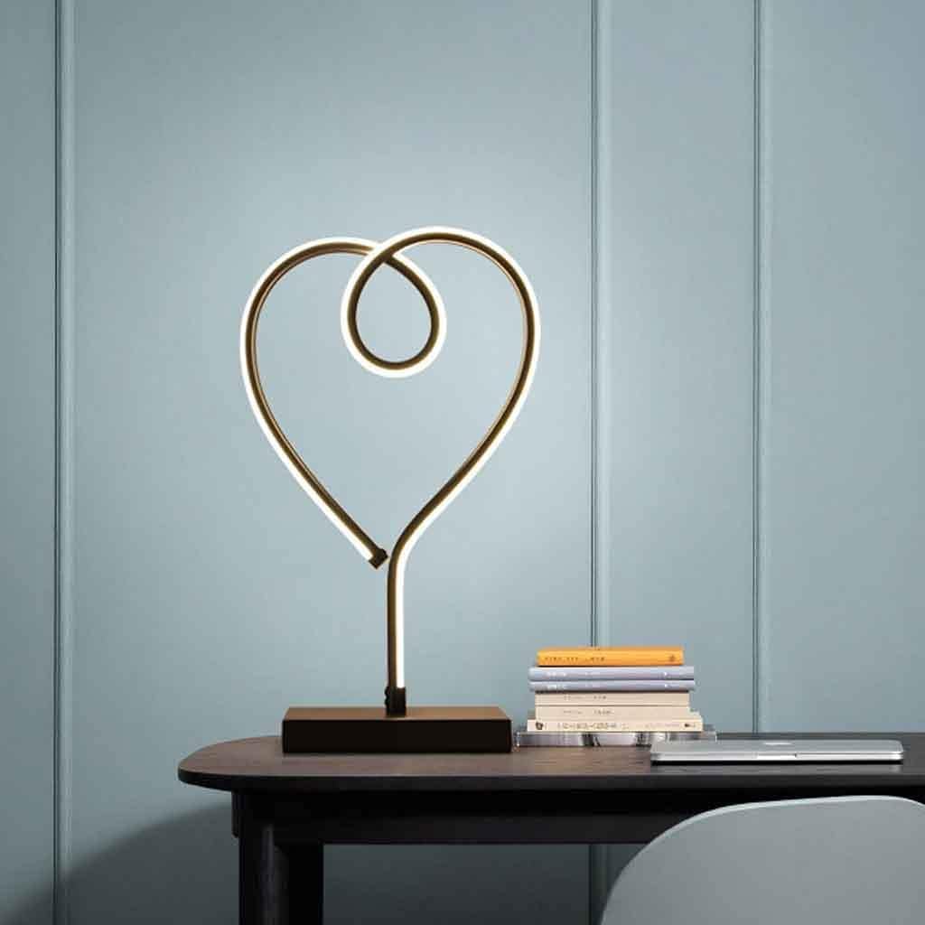 Heart Shaped Table Lamp