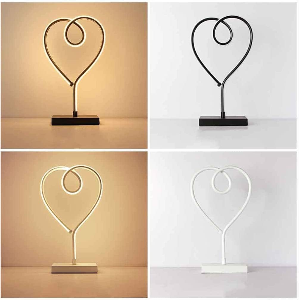 Heart Shaped Table Lamp