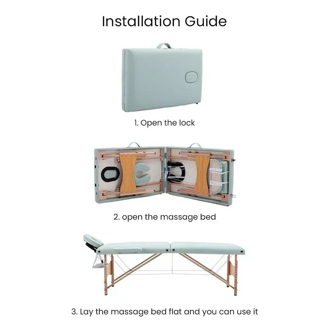 Buy Affordable Portable Two Foldable Professional Massage Bed in Dubai - UAE | Cheap Price