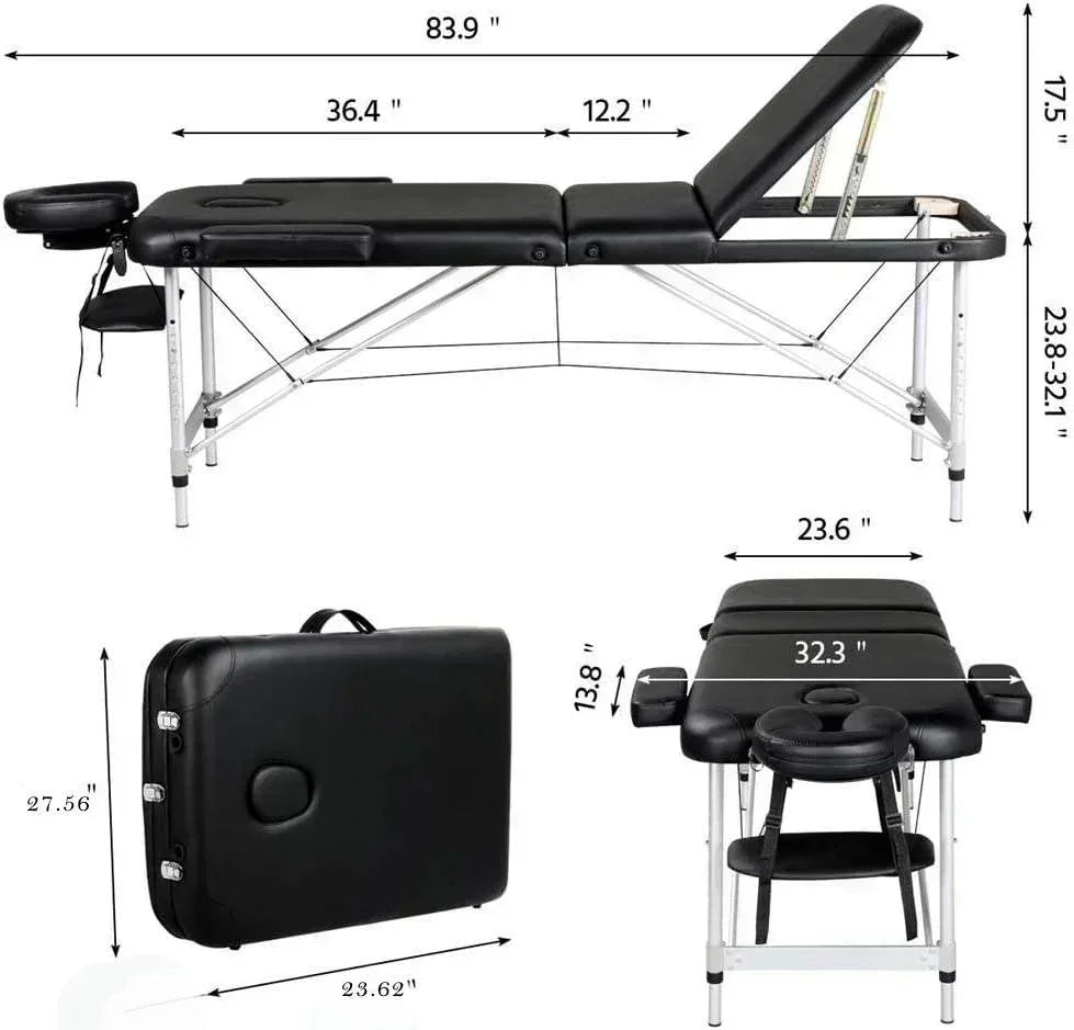 Buy Affordable HOCC Three Foldable Massage Bed in Dubai - UAE | Cheap Price
