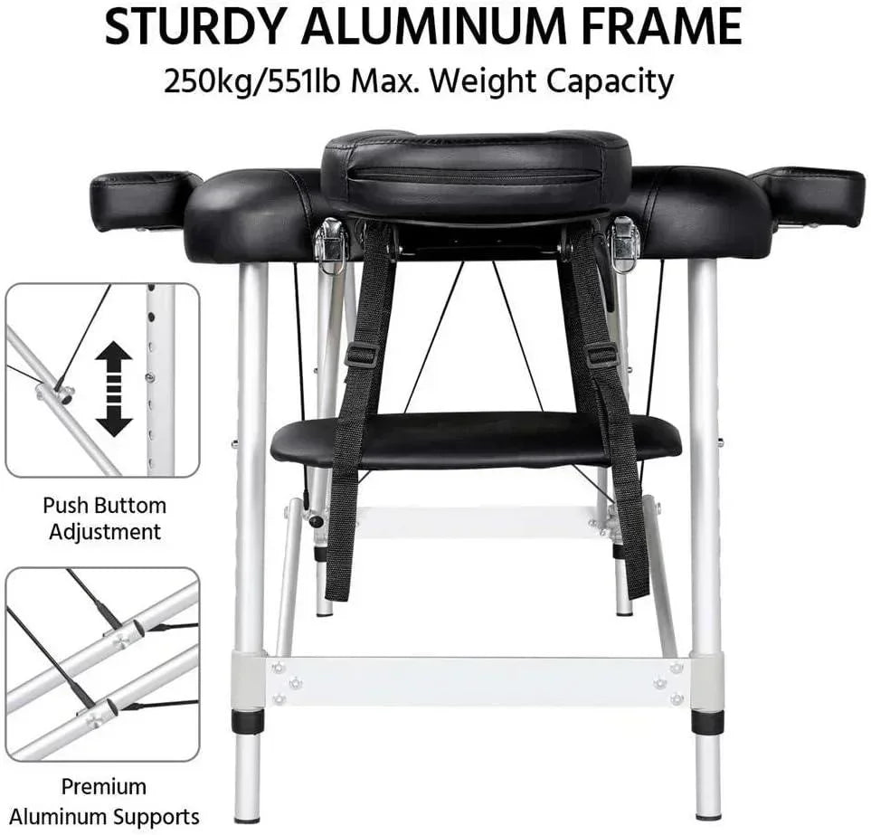 Buy Affordable HOCC Three Foldable Massage Bed in Dubai - UAE | Cheap Price
