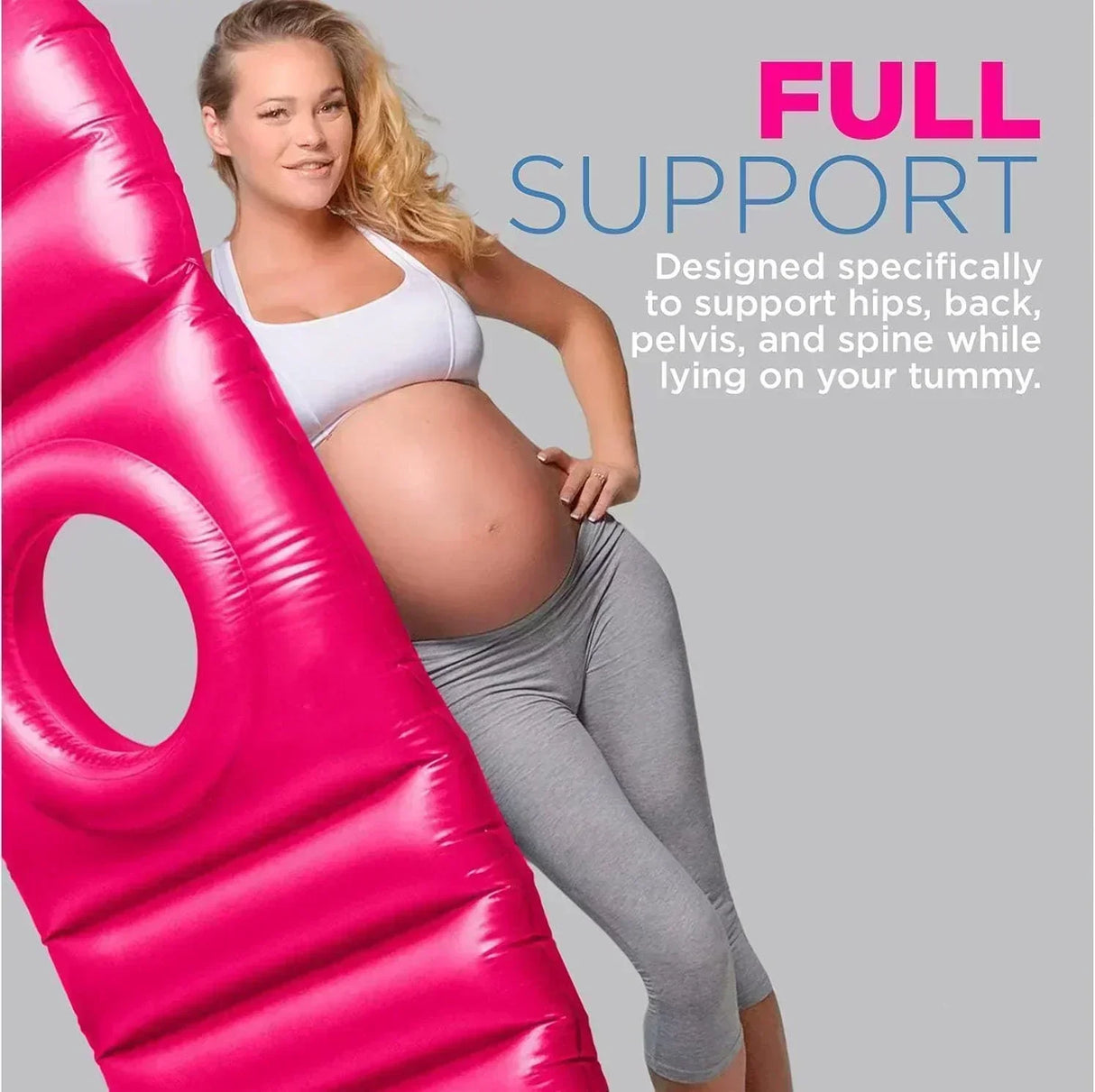 Buy Affordable The Original Inflatable Pregnancy Pillow - Pink in Dubai - UAE | Cheap Price