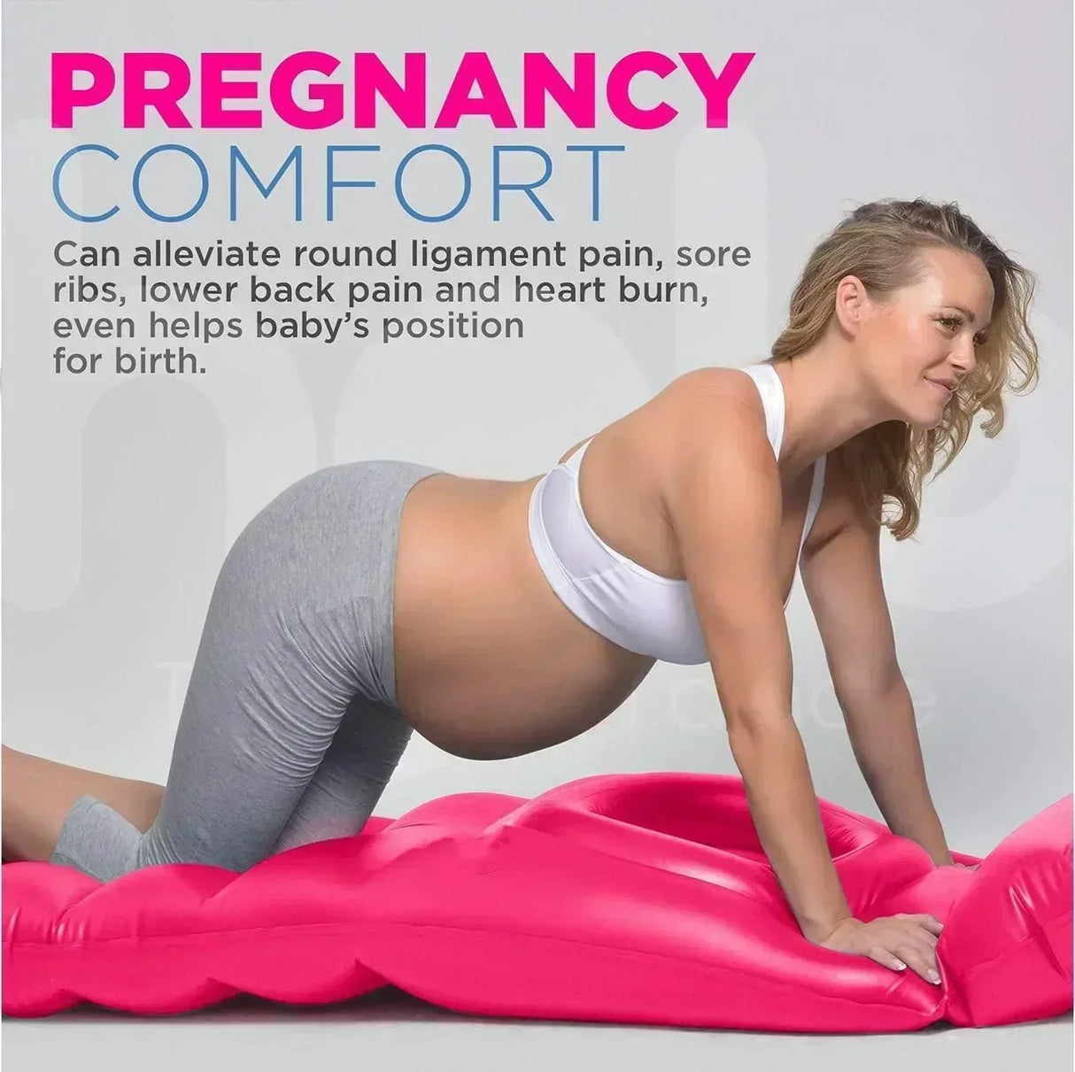 Buy Affordable The Original Inflatable Pregnancy Pillow - Pink in Dubai - UAE | Cheap Price