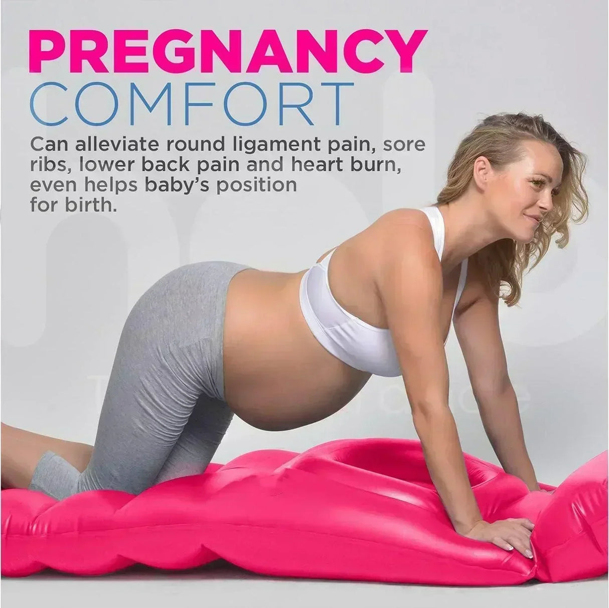 Buy Affordable The Original Inflatable Pregnancy Pillow - Pink in Dubai - UAE | Cheap Price