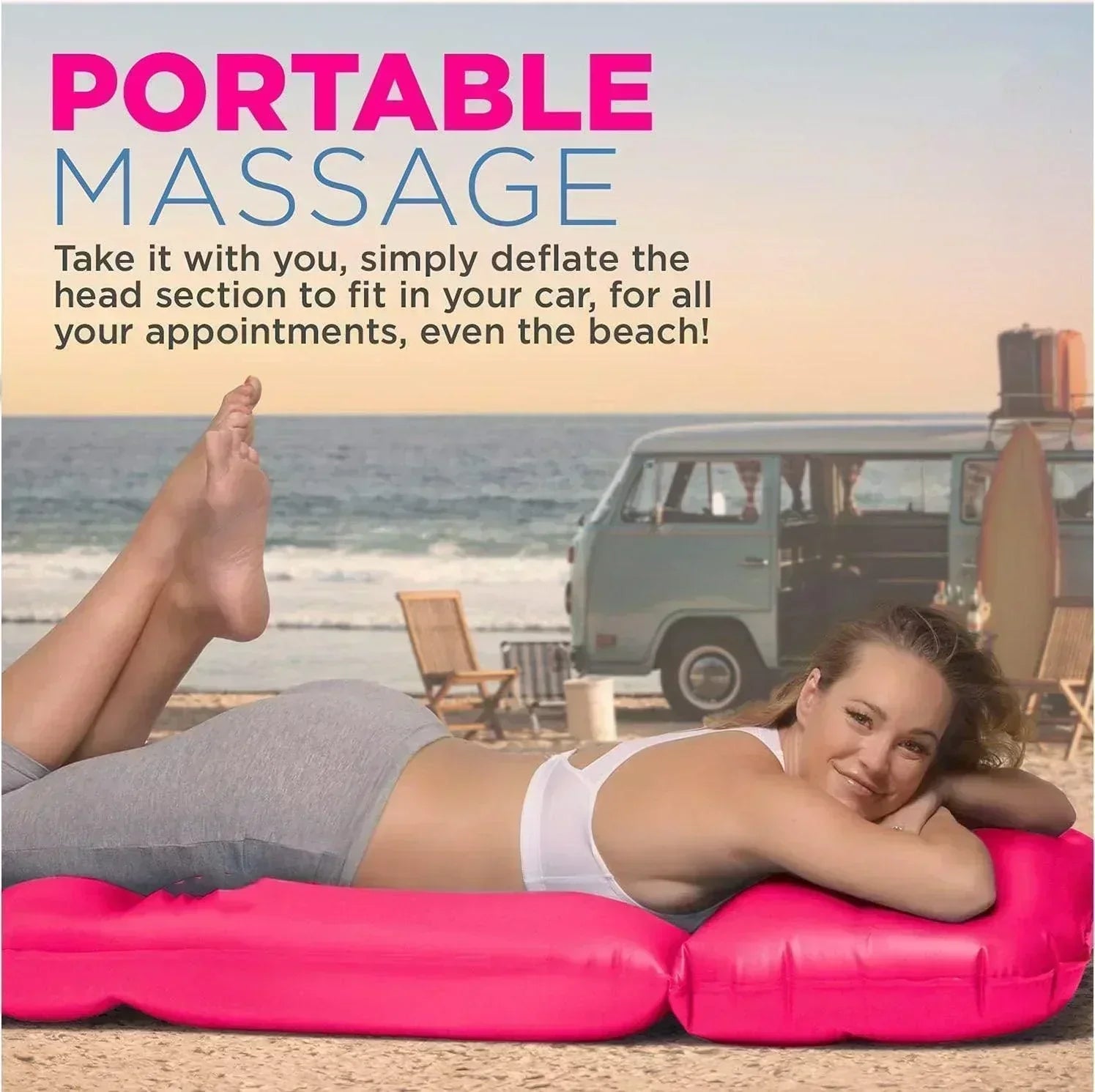 Buy Affordable The Original Inflatable Pregnancy Pillow - Pink in Dubai - UAE | Cheap Price