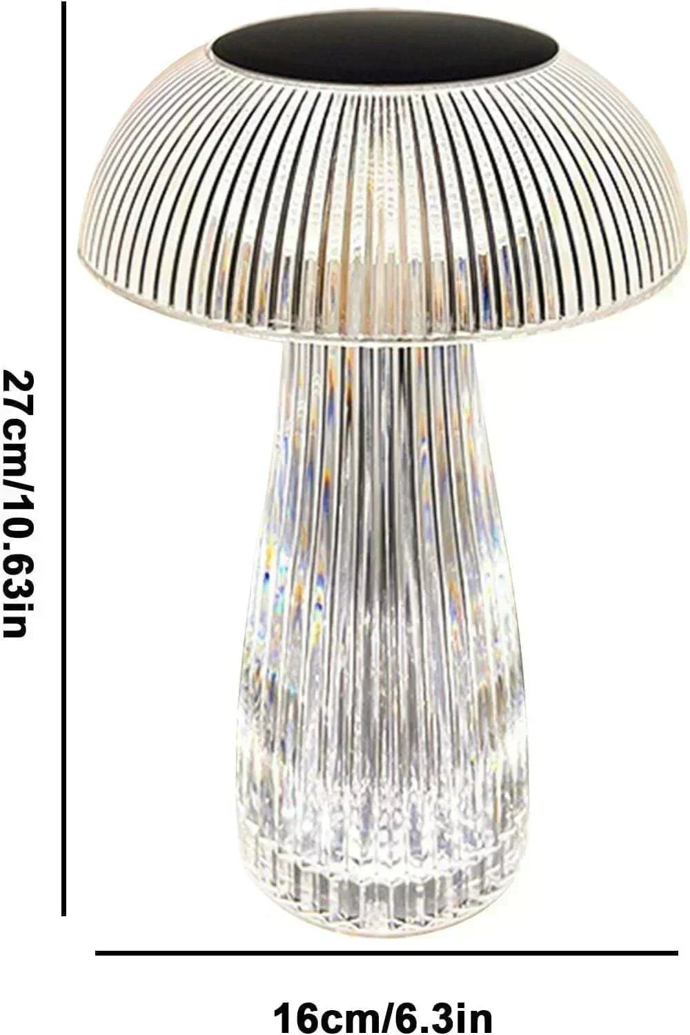 Buy Affordable Mushroom Style Crystal Touch Table Lamp in Dubai - UAE | Cheap Price