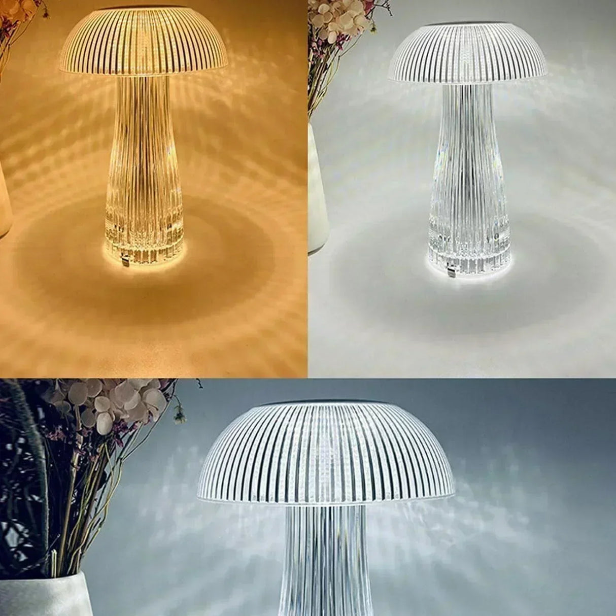 Buy Affordable Mushroom Style Crystal Touch Table Lamp in Dubai - UAE | Cheap Price