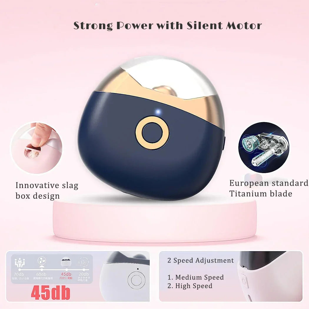 Buy Affordable Professional Electric Nail Clipper Blue in Dubai - UAE | Cheap Price