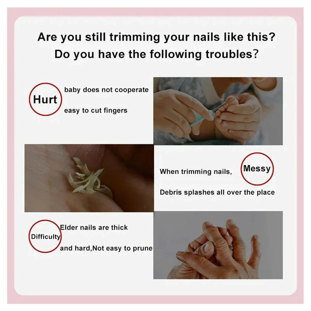 Buy Affordable Professional Electric Nail Clipper Blue in Dubai - UAE | Cheap Price