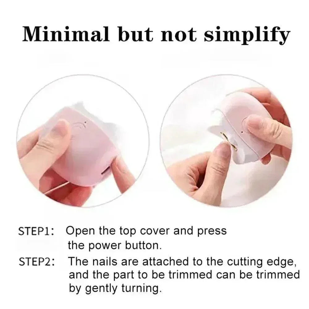 Buy Affordable Professional Electric Nail Clipper Pink in Dubai - UAE | Cheap Price