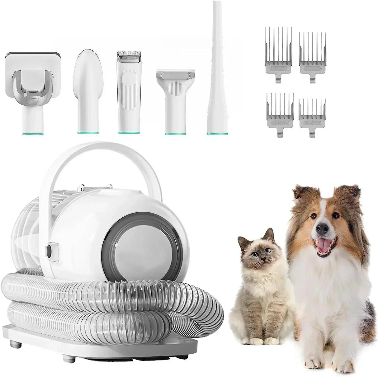 Buy Affordable HOCC P1 Pro Pet Grooming Kit & Vacuum Suction. in Dubai - UAE | Cheap Price