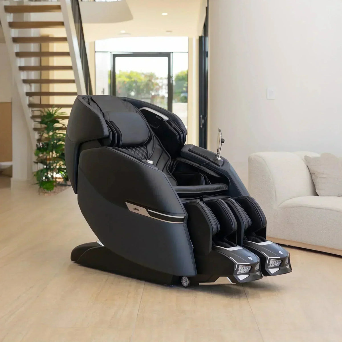 Buy Affordable Advanced AI Robotic Massage Chair (Space Black) in Dubai - UAE | Cheap Price Buy cheap and affordable sofas, chairs, lights, lamps, and home decor items online at factory wholesale prices in Dubai, Sharjah, Abu Dhabi, and across the UAE.