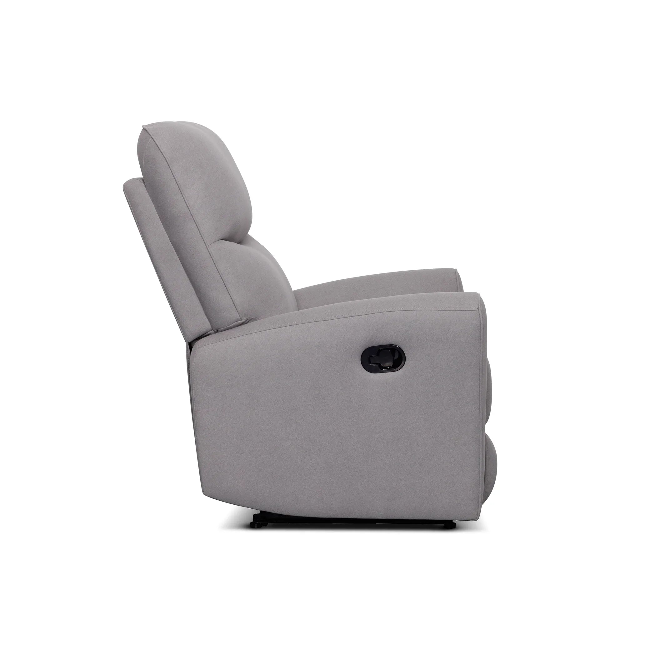 Buy Affordable Grace Single Seater Manual Recliner - Grey in Dubai - UAE | Cheap Price Buy cheap and affordable sofas, chairs, lights, lamps, and home decor items online at factory wholesale prices in Dubai, Sharjah, Abu Dhabi, and across the UAE.