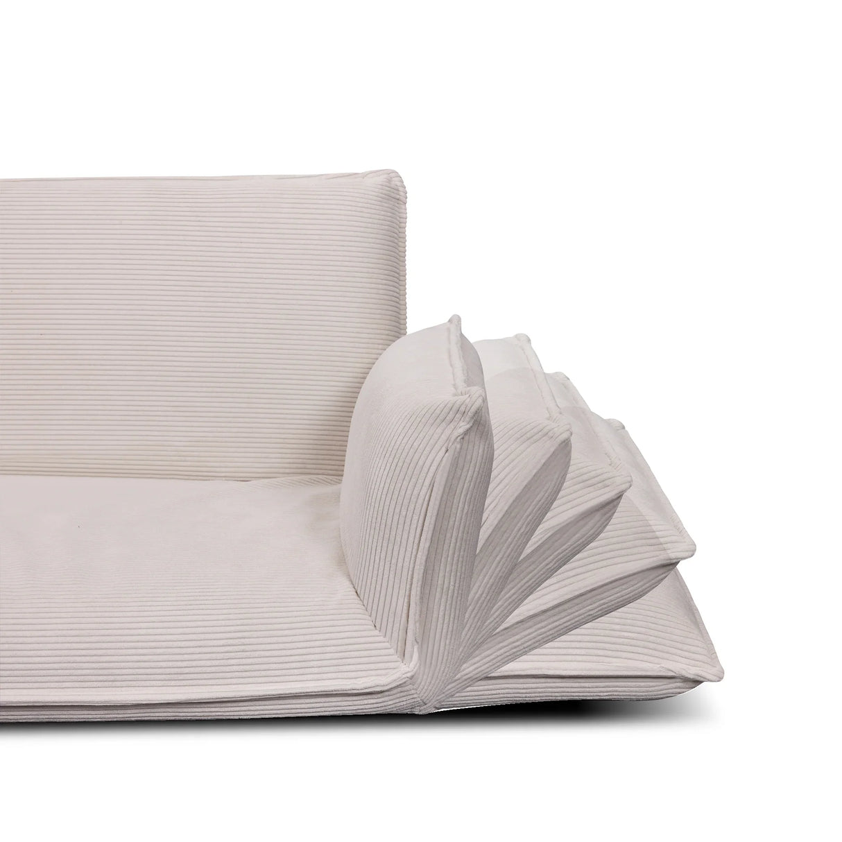 Buy Affordable Mesa Adjustable Comfy Lazy Floor Sofa - White in Dubai - UAE | Cheap Price Buy cheap and affordable sofas, chairs, lights, lamps, and home decor items online at factory wholesale prices in Dubai, Sharjah, Abu Dhabi, and across the UAE.