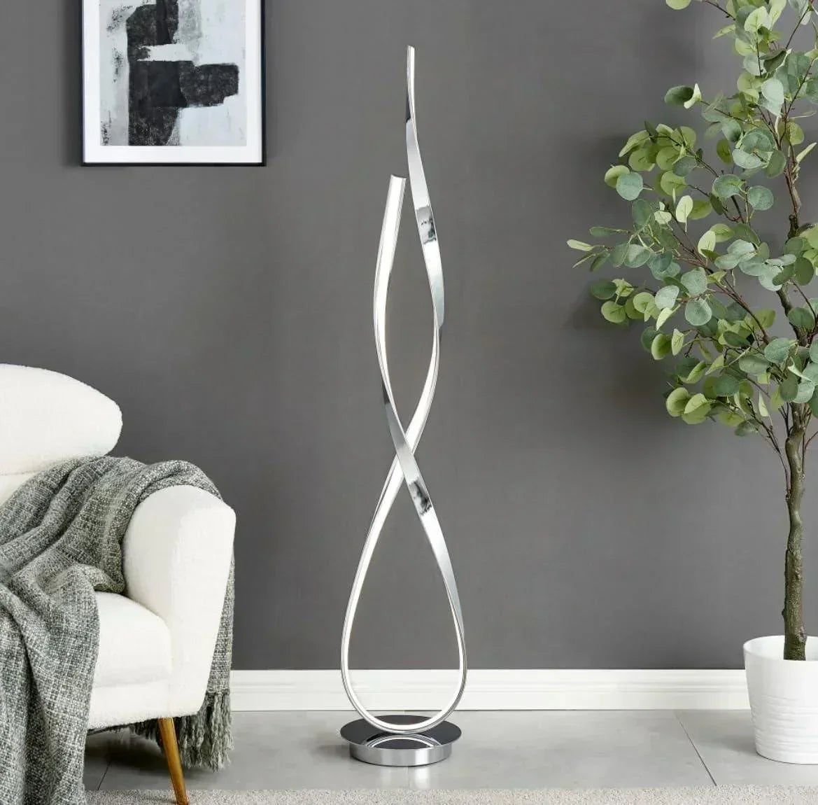 Buy Affordable Luminous Twist- New Dimmable Twisted Floor Lamp LED in Dubai - UAE | Cheap Price