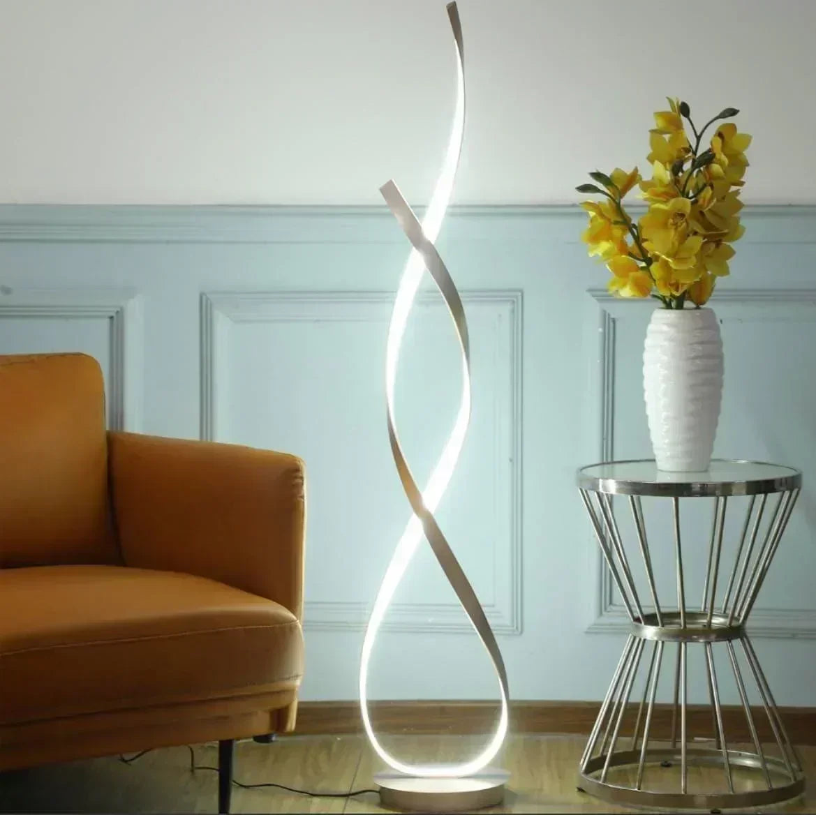 Buy Affordable Luminous Twist- New Dimmable Twisted Floor Lamp LED in Dubai - UAE | Cheap Price