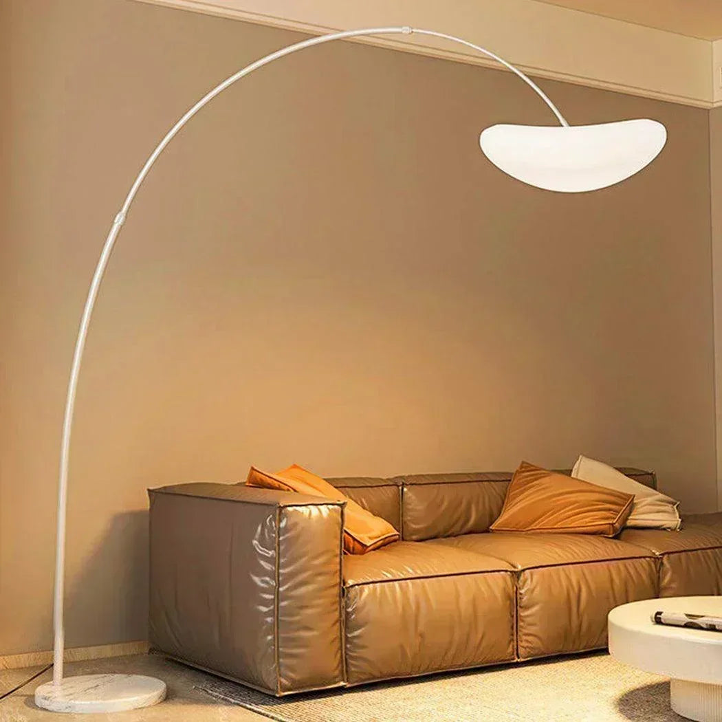 Buy Affordable Nordic Style Floor Lamp with Rounded Marble Base in Dubai - UAE | Cheap Price