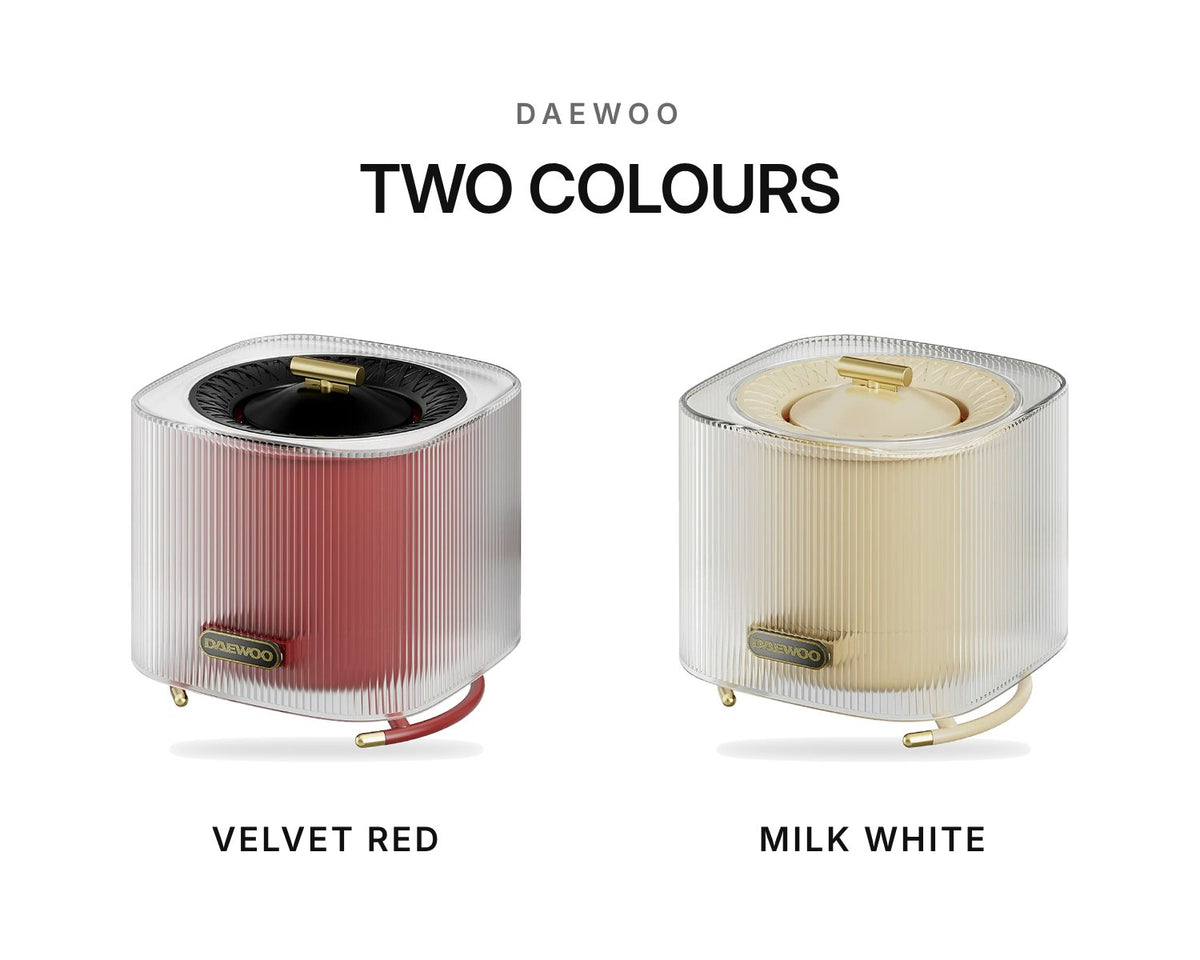 DAEWOO J21 Flame Aroma Diffuser – highlights: options