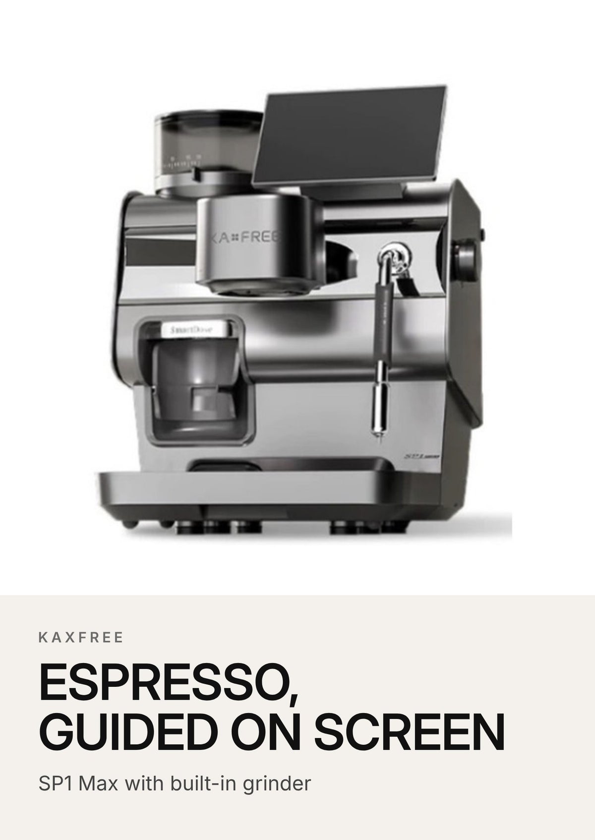 KAXFREE SP1 Max Smart Espresso Machine with Grinder