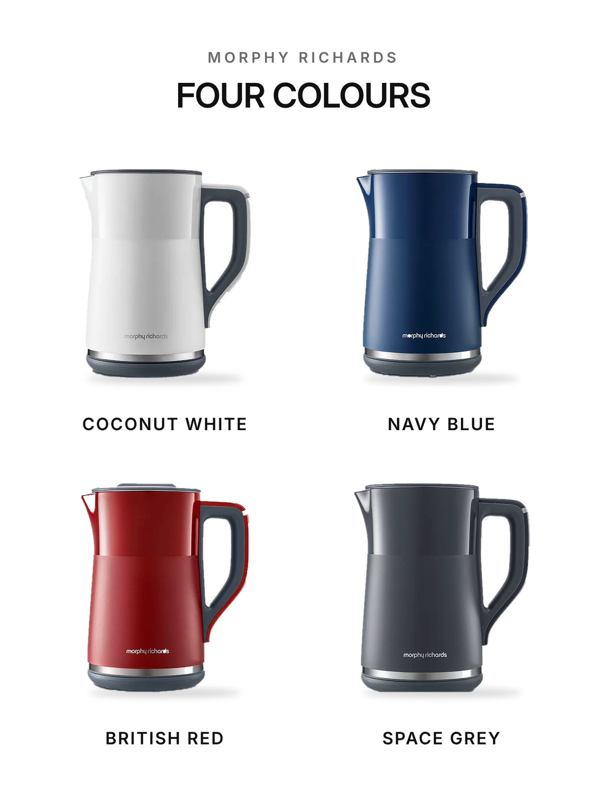 Morphy Richards MR6070 Temperature Control Kettle 1.5 L – highlights: options