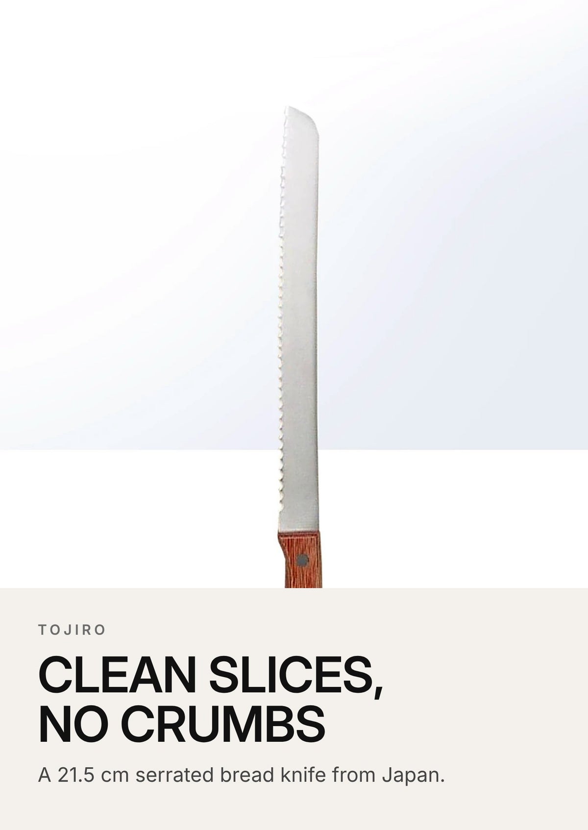 Tojiro F-736 Bread Knife 21.5 cm – highlights: hero
