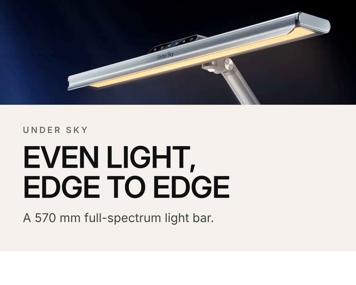 UnderSky TC1 Full-Spectrum LED Desk Lamp – highlights: hero