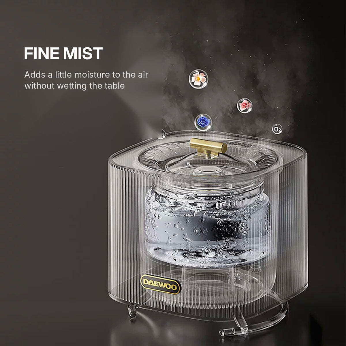 Buy DAEWOO J21 Flame Aroma Diffuser Online in Dubai, Abu Dhabi, UAE