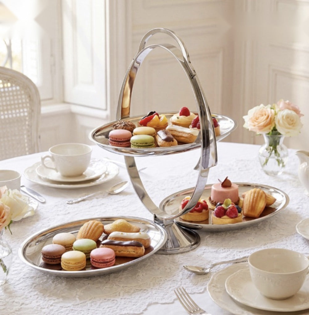 Buy LUXMOOD Flare Folding Stainless Steel Dessert Stand Online in Dubai, Abu Dhabi, UAE