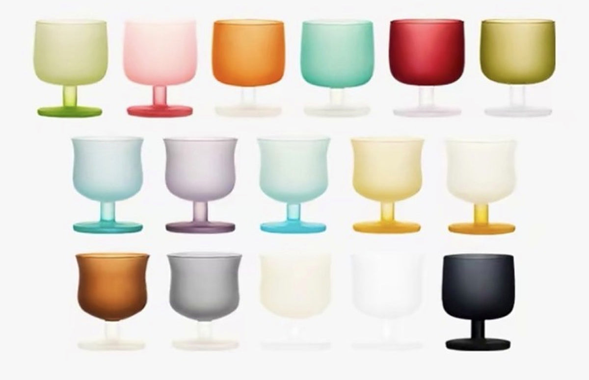 Buy MU16 Candy Series Classic Frosted Glass Goblet Online in Dubai, Abu Dhabi, UAE
