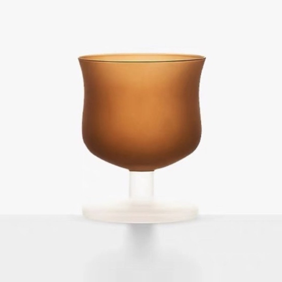 MU16 Candy Series Classic Frosted Glass Goblet – Cocoa