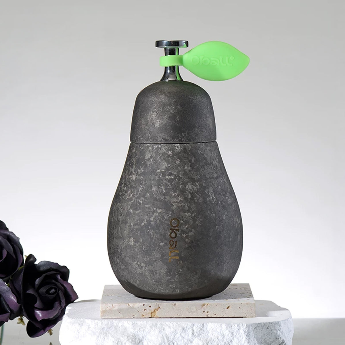 oball Pear Pure Titanium Travel Cup 340ml