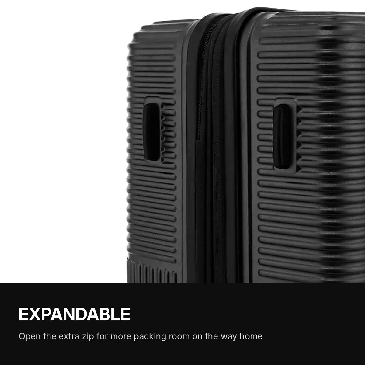 Buy Samsonite DZ1 20-Inch Expandable Spinner Suitcase – Black Online in Dubai, Abu Dhabi, UAE