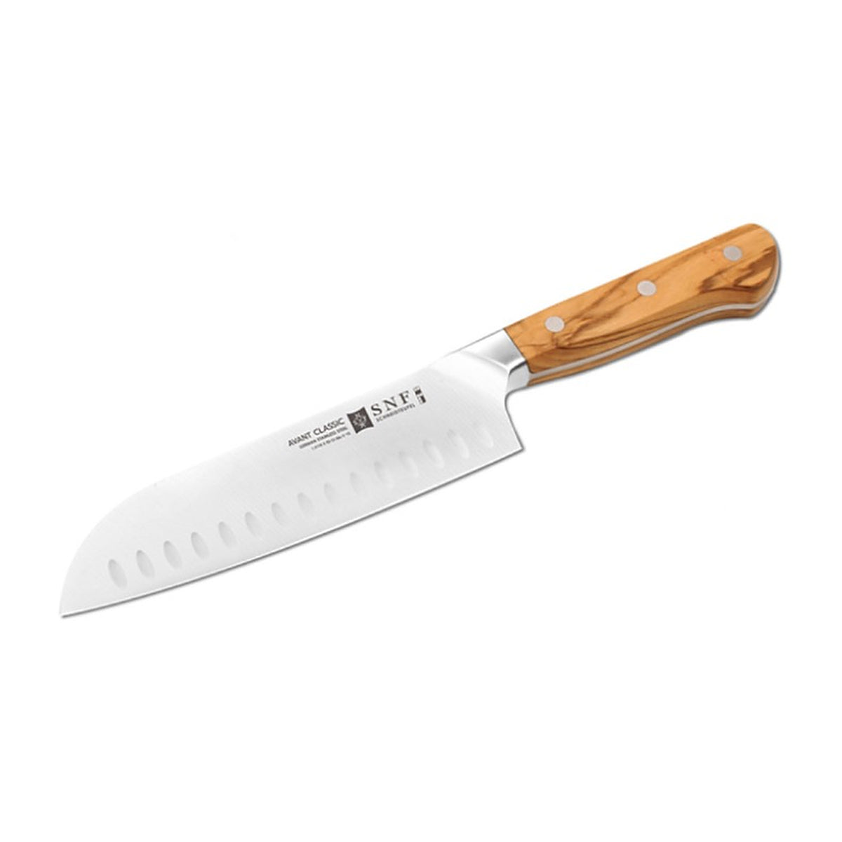 Buy SNF MS2 Avant Classic 7-Inch Santoku Knife – Olive Wood Online in Dubai, Abu Dhabi, UAE
