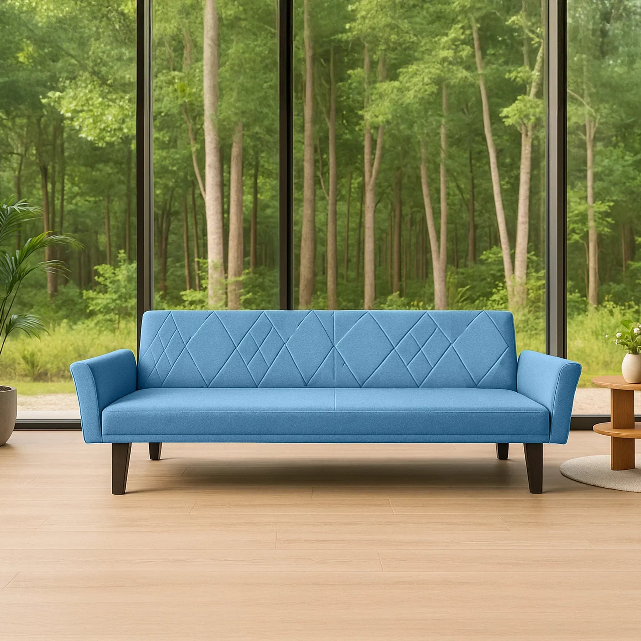 Buy Affordable Zayana Modern Convertible Sofa Bed in Dubai - UAE | Cheap Price Buy cheap and affordable sofas, chairs, lights, lamps, and home decor items online at factory wholesale prices in Dubai, Sharjah, Abu Dhabi, and across the UAE.