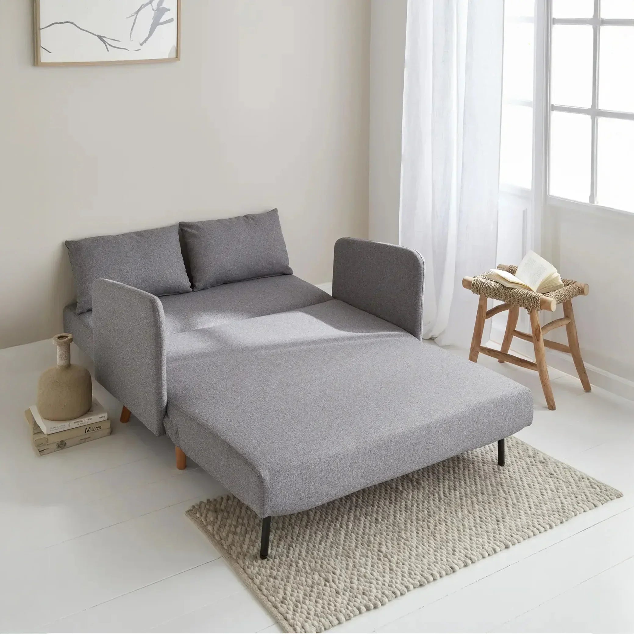 Buy Affordable Palazzo Light Convertible Sofa Bed in Dubai - UAE | Cheap Price Buy cheap and affordable sofas, chairs, lights, lamps, and home decor items online at factory wholesale prices in Dubai, Sharjah, Abu Dhabi, and across the UAE.