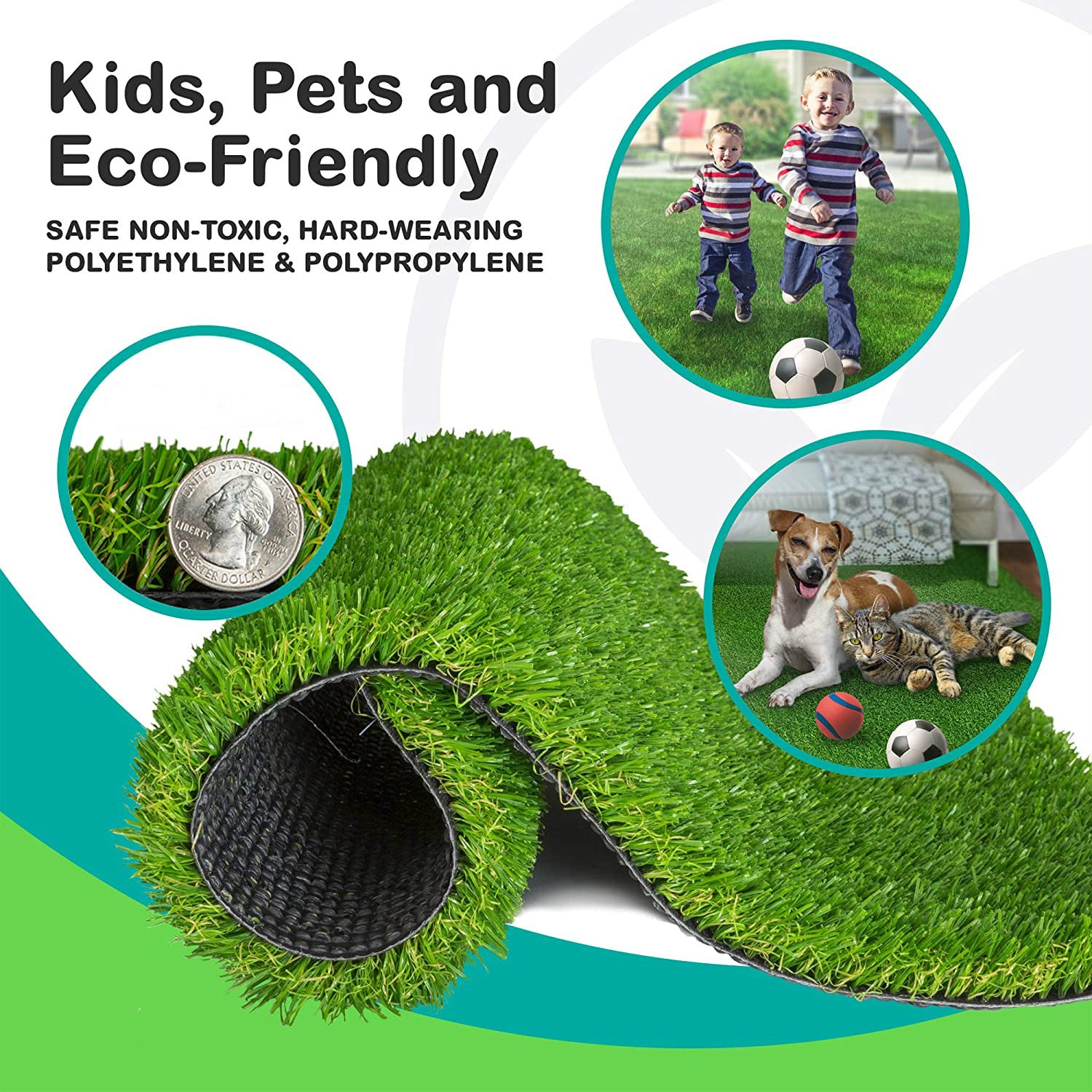 Artificial Grass for Dogs Pee Pads - Premium 4 Tone Puppy Potty Training - Buy Artificial Grass for Dogs Pee Pads - Premium 4 Tone Puppy Potty Training - hocc dubai - - baby playground outdoor- Shop baby product - Shop Pet product - shop home decor and li