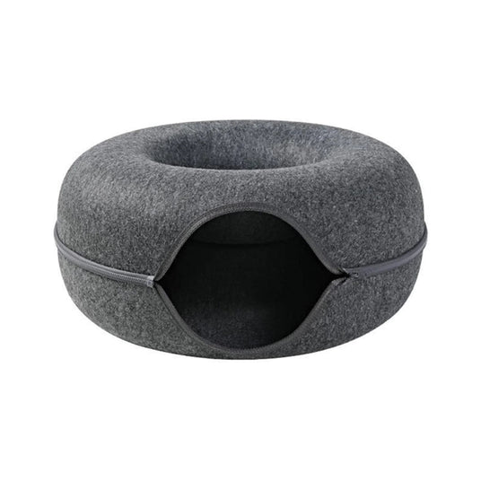 CozyTunnel 2-in-1 Felt Cat Tunnel Bed - Buy Online in UAE