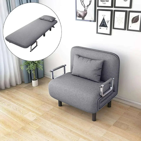 Convertible Sofa Bed Grey - Buy Online in UAE
