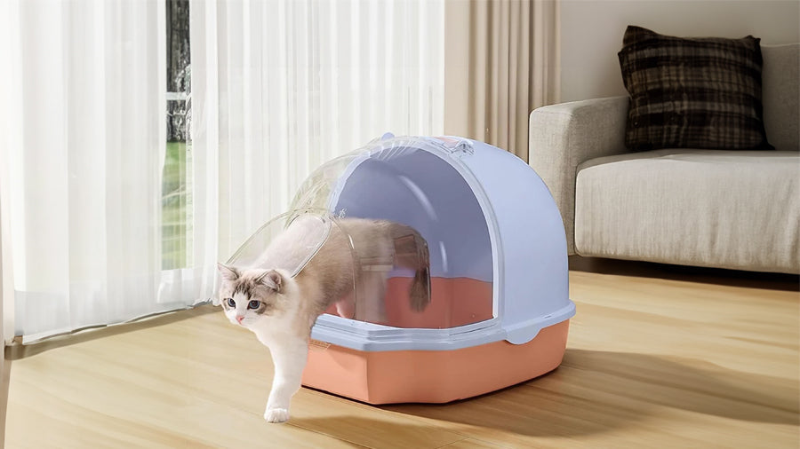 Comfortable cat litter box in UAE. Buys best pet products at HOCC.Best cat products in Dubai,UAE.