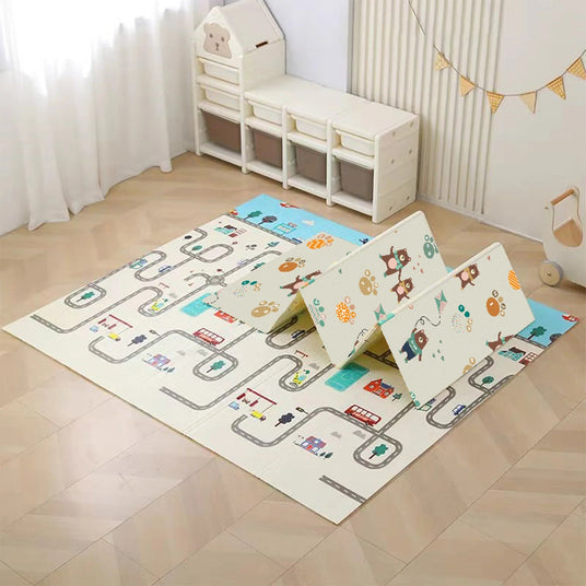 Foldable Baby Playmat – Non-Slip XPE, Reversible & Safe - Buy Online in UAE