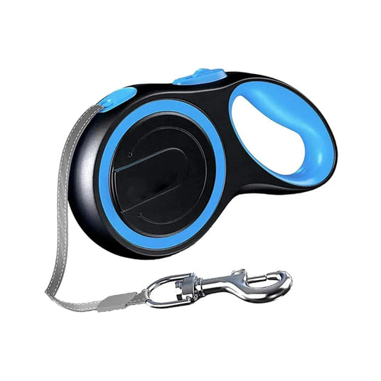 HOCC Retractable Dog Leash 5M with Anti-Slip Handle (Blue) - Buy Online in UAE
