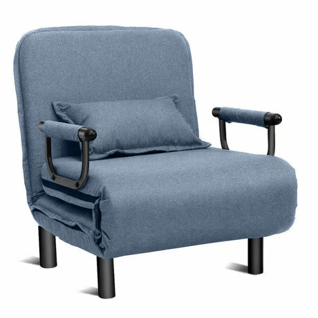 Convertible Sofa Bed Lake Blue