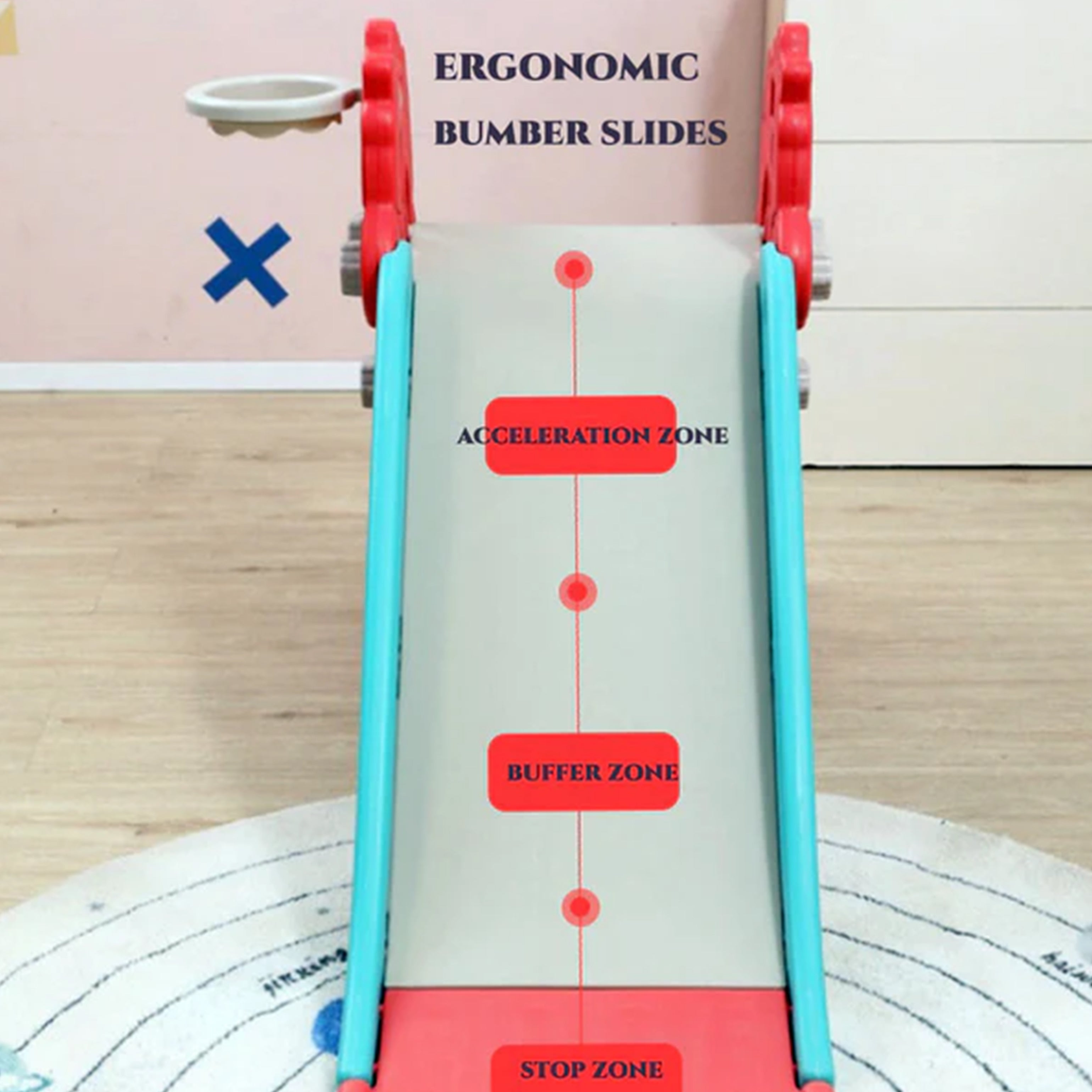 HOCC's Foldable Safety Single Slide For Children - HOCC